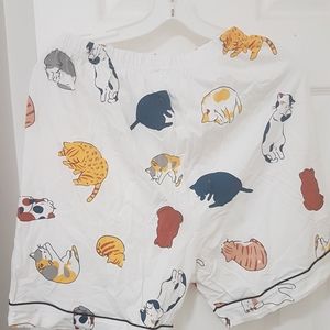 womens cotton nightgown with short sleeve shorts,